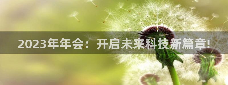 美狮贵宾会怎么下载：2023年年会：开启未来科技新篇章!