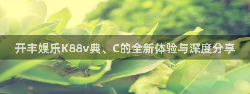 美狮贵宾会下载链接：开丰娱乐K88v典、C的全新体验与深度分享