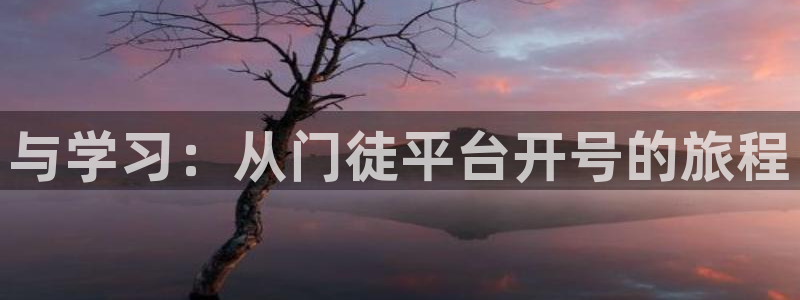 美狮贵宾会平台官网入口下载：与学习：从门徒平台开号的旅程